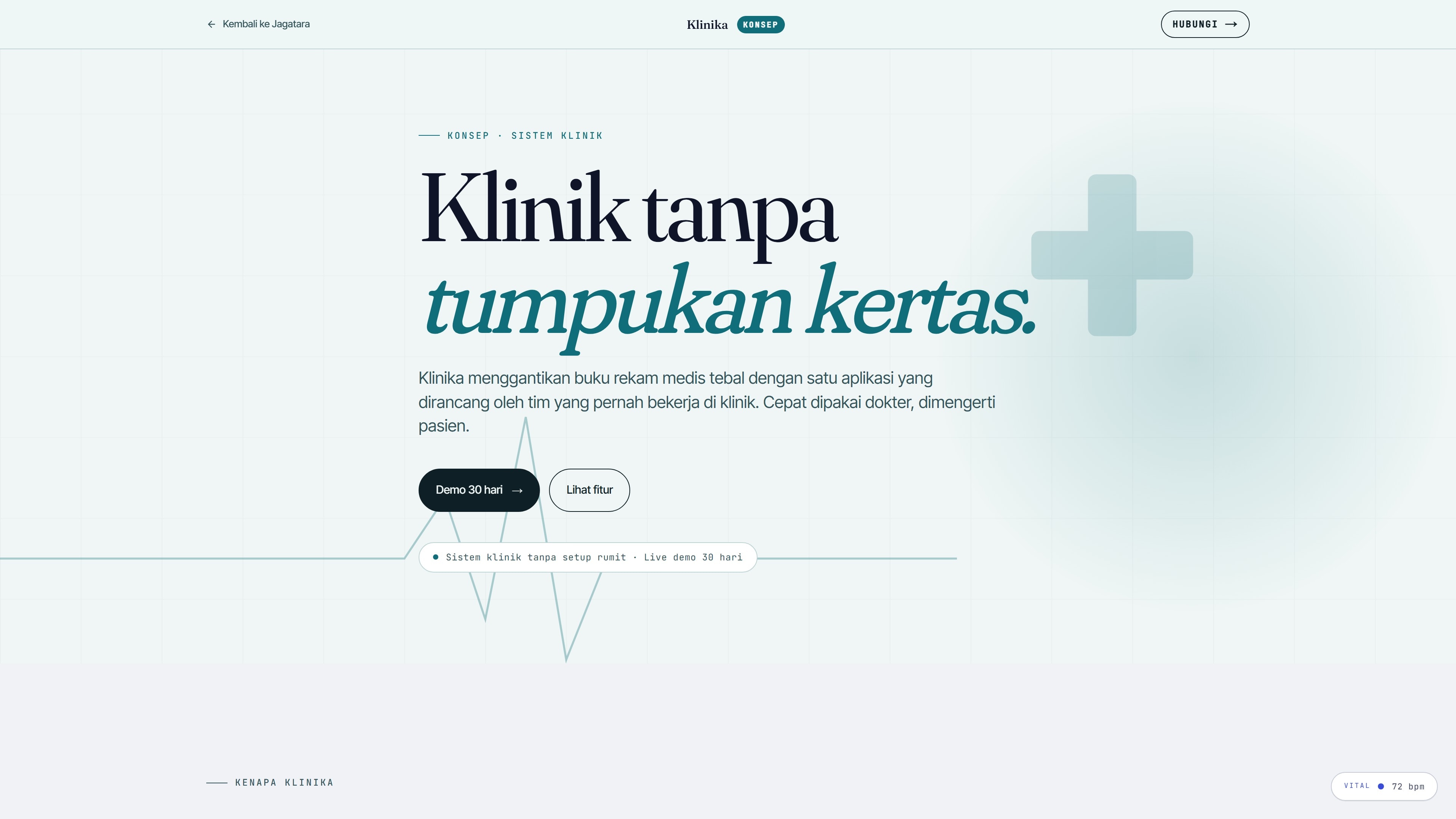 Klinika — Web · SaaS · Klinik