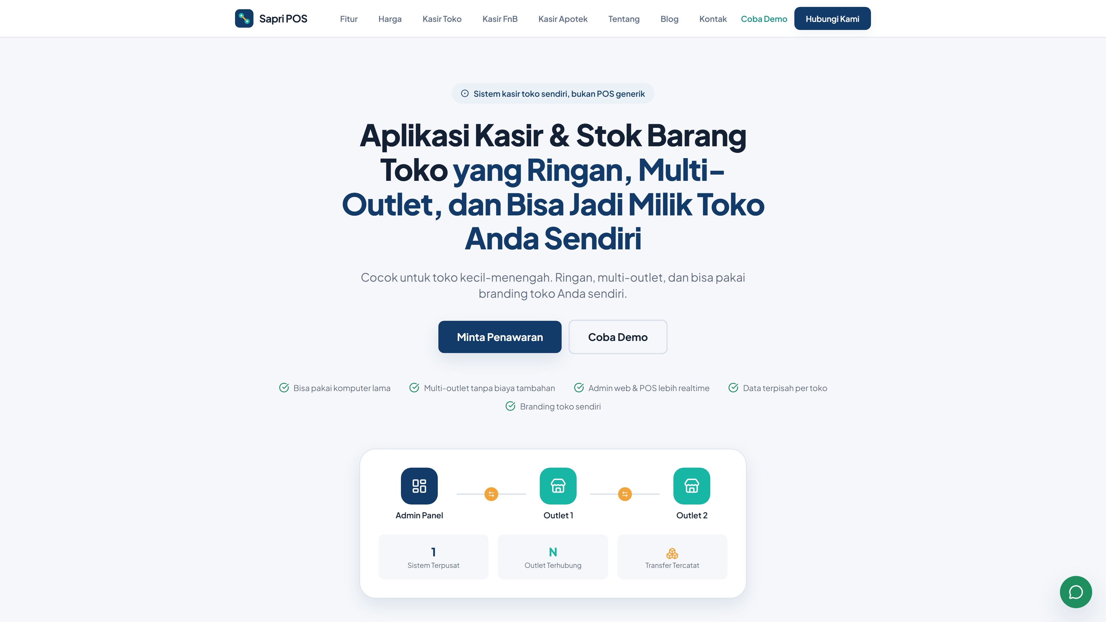 Sapri POS — Web · SaaS · POS